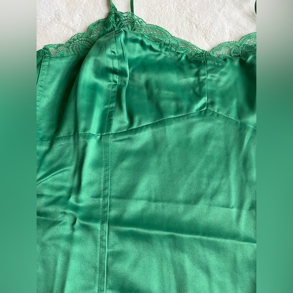 Nwt 2 Ann Taylor camisoles tailored green and black / white sz large - Picture 4 of 13